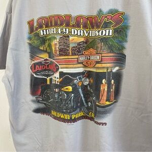 Vintage Harley Davidson T Shirt L Baldwin Park California